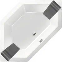 Xenz Society 145 ligbad 145x145x50cm Ebony