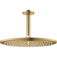 GROHE Regendoucheset Rainshower Cosmopolitan Metal 31 cm met Plafondarm Cool Sunrise Geborsteld