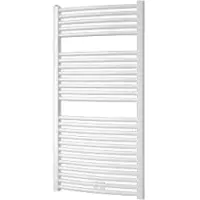 Boss & Wessing Handdoekradiator palimi gebogen 1175x600 mm pergamon