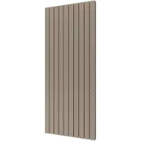 Plieger Designradiator cavallino retto dubbel 1936 watt middenaansluiting 180x75,4 cm zandsteen