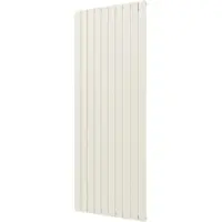 Plieger Designradiator cavallino retto enkel 1666 watt middenaansluiting 200x75,4 cm wit structuur