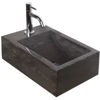 Haceka Nera fonteinset natuursteen Rechts 40x23x11 cm