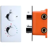 Best design Douchekraan Verona Thermostatisch + Inbouwdeel 2-Weg 1/2"