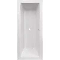 Plieger Duo ligbad tube acryl 190x80x50 cm wit