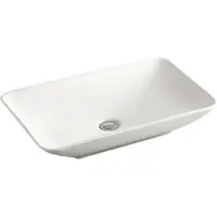 Best design Opbouw Wastafel Azam 58x36x11,5 cm Keramisch Hoogglans Wit
