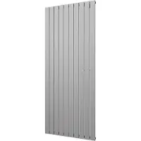 Plieger Designradiator Cavallino Retto Enkel 1506 Watt Middenaansluiting 180x75,4 cm Pearl Grey