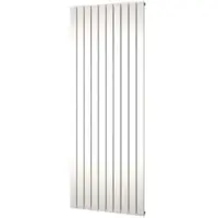 Plieger Designradiator cavallino retto enkel 1666 watt middenaansluiting 200x75,4 cm zilver metallic