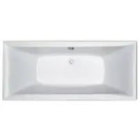 Plieger Corfu duobad extra diep 180x80x48cm met poten wit