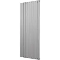 Plieger Designradiator Cavallino Retto Enkel 1666 Watt Middenaansluiting 200x75,4 cm Pearl Grey