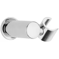 Hotbath Mate M505 wandhouder met uitlaat geborsteld nikkel