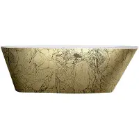Best design Vrijstaandbad Gold Feeling 175x75x68 cm Goud