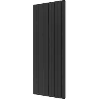 Plieger Designradiator cavallino retto dubbel 2146 watt middenaansluiting 200x75,4 cm black graphite