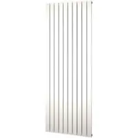 Plieger Designradiator cavallino retto enkel 1506 watt middenaansluiting 180x75,4 cm zilver metallic