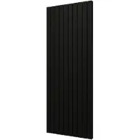 Plieger Designradiator Cavallino Retto Dubbel 2146 Watt Middenaansluiting 200x75,4 cm Zwart