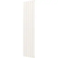Plieger Designradiator cavallino retto enkel 999 watt middenaansluiting 200x45 cm mat wit