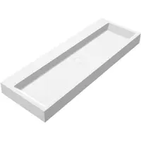 Best design Wastafel opera-120 just solid 120x50x11 cm mat wit
