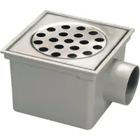 HorecaTraders Emmer Vloer Put | ABS | 45 l/min | Vierkant