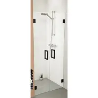 Sealskin Get Wet by Sealskin I AM pendeldeuren 1000mm mat zwart 8mm helder glas + antikalk