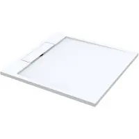 Best design Douchebak decent 90x90x3.5 cm solid surface mat wit