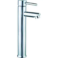 Best design Wastafelmengkraan Mitte Chroom 32cm Hoog Incl. flexibele aansluiting 3/8 inch