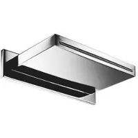 Hotbath Cascade mate wand 20 cm model sps geborsteld nikkel