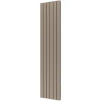 Plieger Designradiator cavallino retto dubbel 1287 watt middenaansluiting 200x45 cm zandsteen