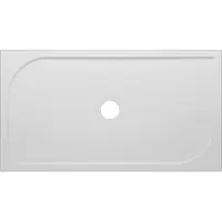 Van Marcke GO Douchebak vm go argon 140x80x3 cm polybeton rechthoek wit sanitair coating