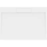 Sapho Douchebak Gegoten Marmer Irena 140x100x3.5 cm Rechthoek Wit