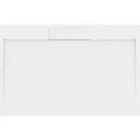 Sapho Douchebak Gegoten Marmer Irena 150x100x3.5 cm Rechthoek Wit