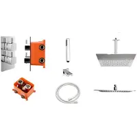 Best design Inbouw regendoucheset piazza met inbouwbox p-200x200