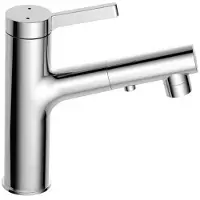 Best design Asproli wastafelkraan met uittrekbare sproeiuitloop chroom