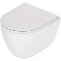 Plieger Lima wandclosetpack diepspoel spoelrandloos met softclose closetzitting wit