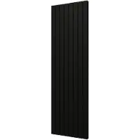 Plieger Designradiator cavallino retto dubbel 1716 watt middenaansluiting 200x60,2 cm mat zwart