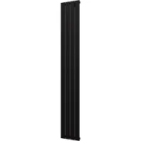Plieger Designradiator cavallino retto enkel 666 watt middenaansluiting 200x29,8 cm mat zwart