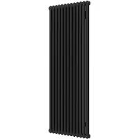 Plieger Designradiator florence 1677 watt zijaansluiting 180x60 cm mat zwart