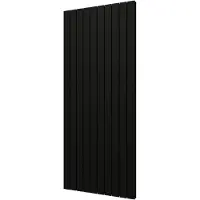 Plieger Designradiator Cavallino Retto Dubbel 1936 Watt Middenaansluiting 180x75,4 cm Mat Zwart