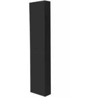 Best design Kolomkast links en rechts 35x180 cm mat zwart