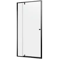 Sealskin - Douchedeur Contour 100 X 200cm - Zwart Profiel - 6 Mm Helder Glas