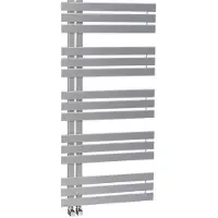 Sapho Designradiator silvana recht 50x123.6 cm 561w zilver