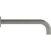 Hotbath Universele uitloop pal met verbogen perlator 22.5 cm geborsteld nikkel