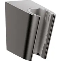 Hansgrohe Handdouchehouder porter s wand geborsteld zwart chroom