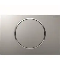 Geberit Bedieningsplaat Sigma 10 Spoel-Stop Spoeling Easy-To-Clean Mat Grijs