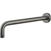 Wiesbaden UniMatch douchearm met muurbevestiging 35 cm gunmetal