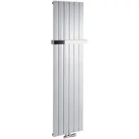 Sapho Colonna badkamerradiator 450x1800 mm, metallic zilver