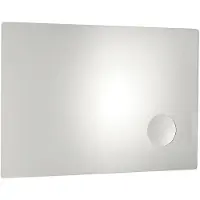Sapho Badkamerspiegel rechthoek 100x70 cm met cosmetica spiegel