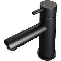 Brauer Black Edition lage opbouw wastafelmengkraan model B mat zwart