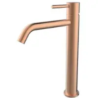 Wiesbaden Style XL wastafelkraan hoog geborsteld koper