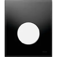Tece Loop urinoir drukplaat glas zwart toets wit