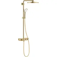 GROHE Regendoucheset euphoria smartcontrol met thermostatische douchekraan en duo douchesysteem cool sunrise