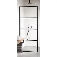 Sealskin SOHO inloopdouche A3 50x210cm mat zwart